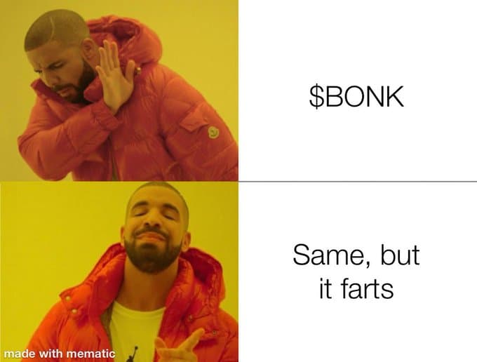 FONK vs BONK - Drake Meme